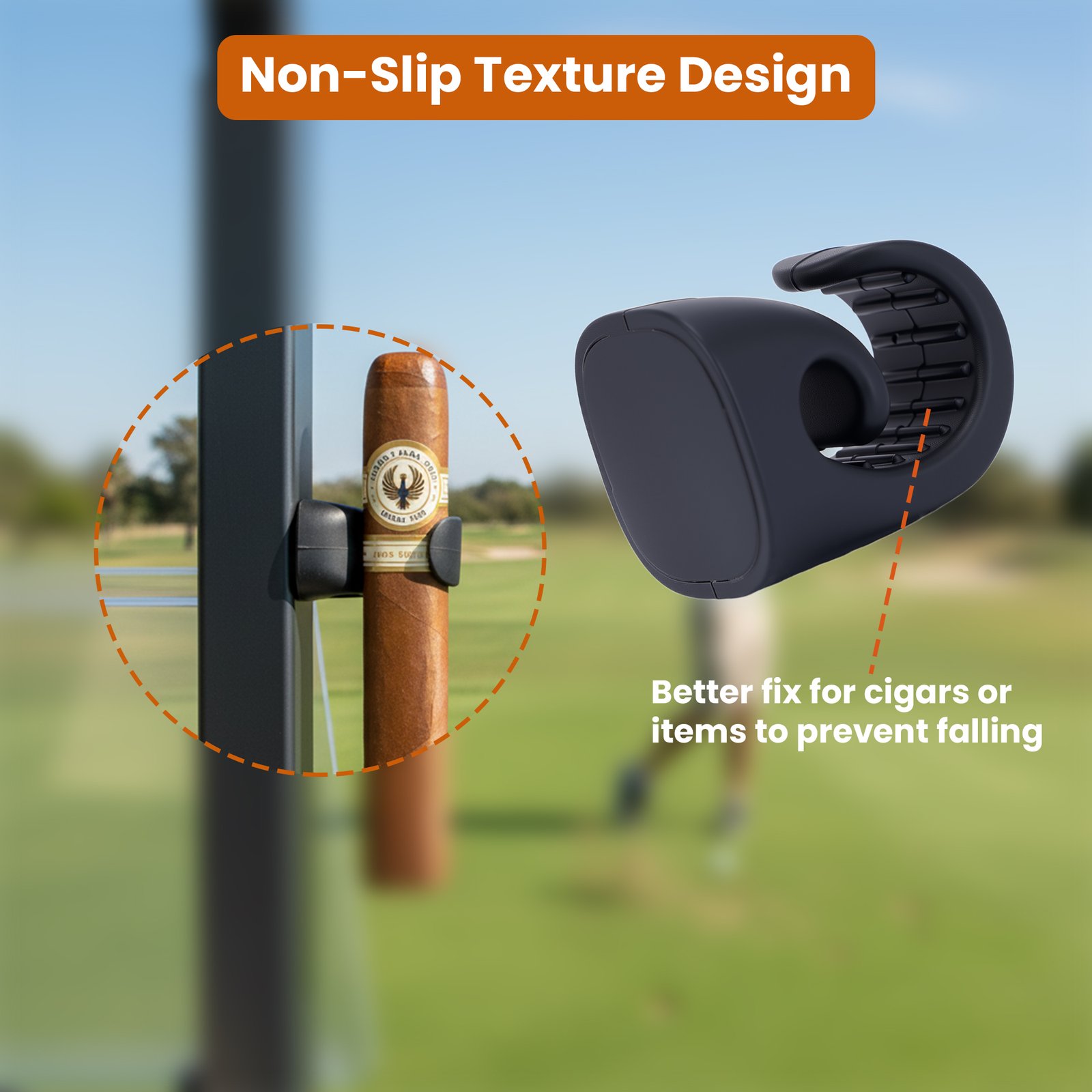 Magnetic Cigar Holder for Golf Cart AIWOIT