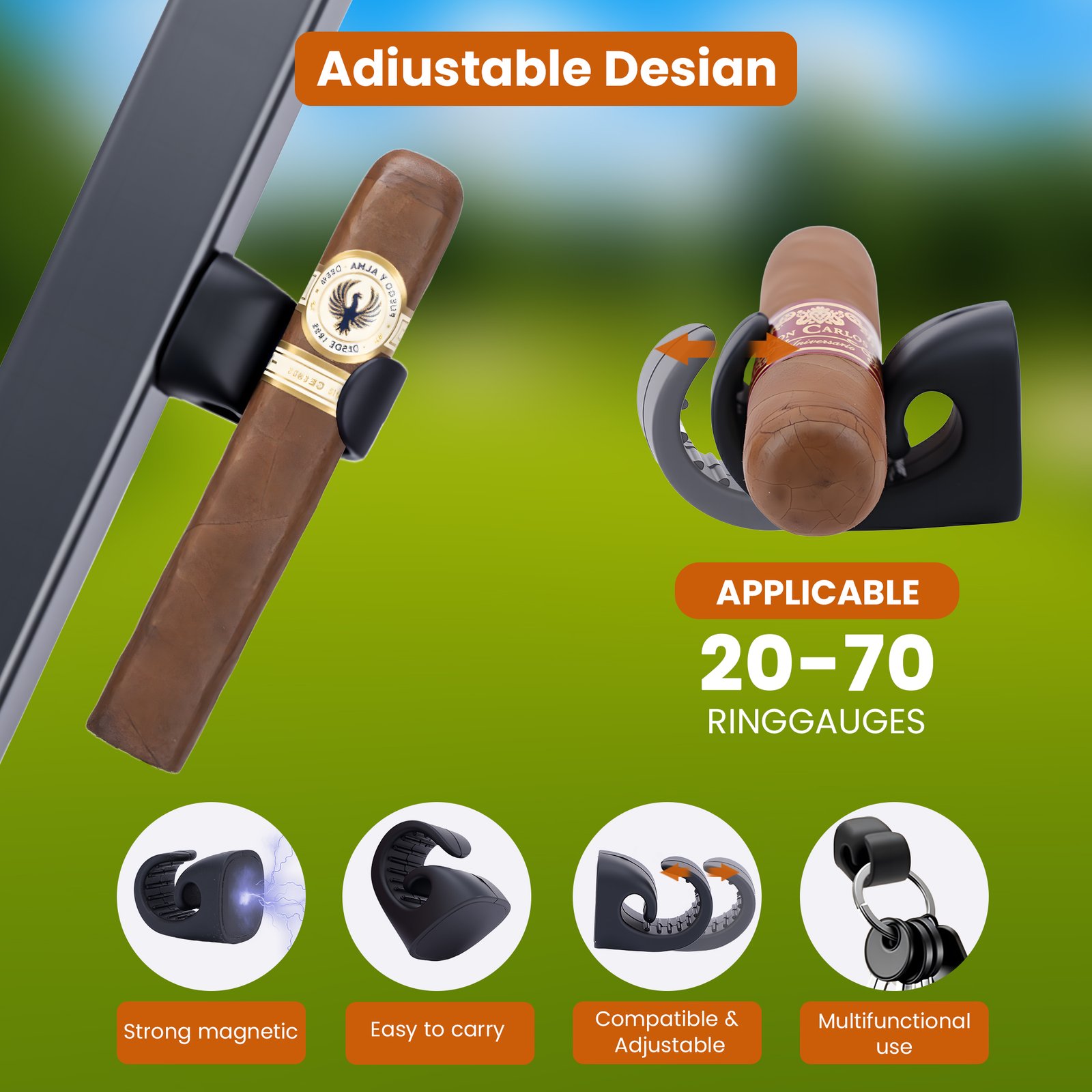 Silicone Cigar Grip Non-Slip Holder