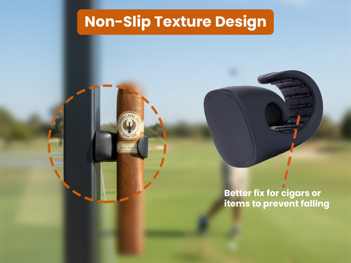 Golf Cigar Enjoyment Scene